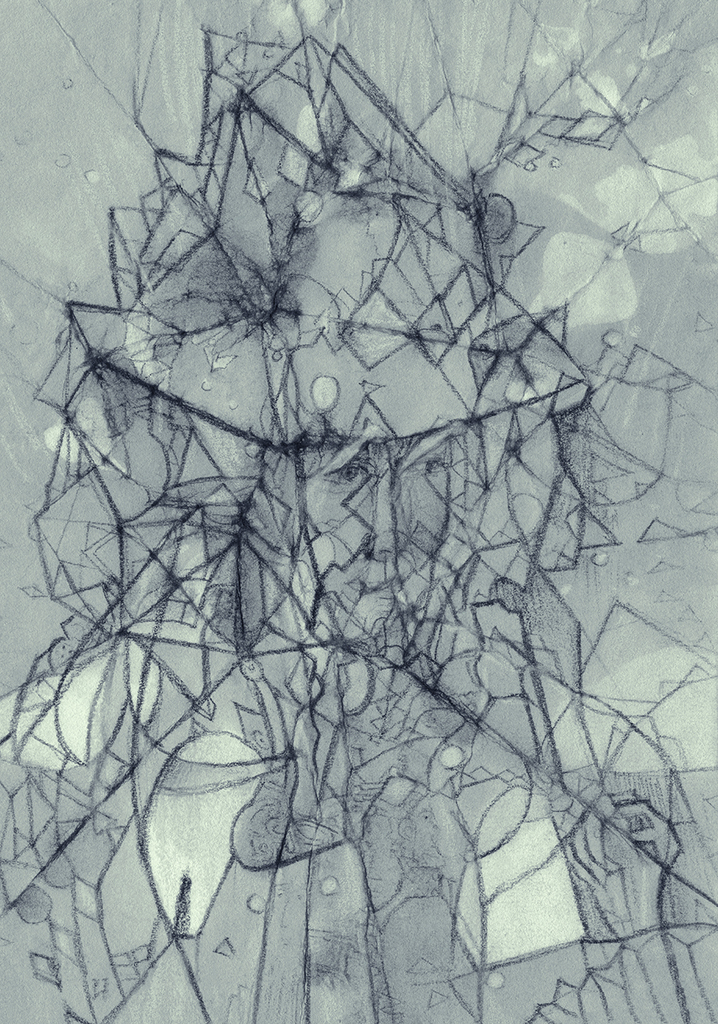 Image of Print "A look will tell...Print LP" from original Painting/Drawing by Natali Antonovich