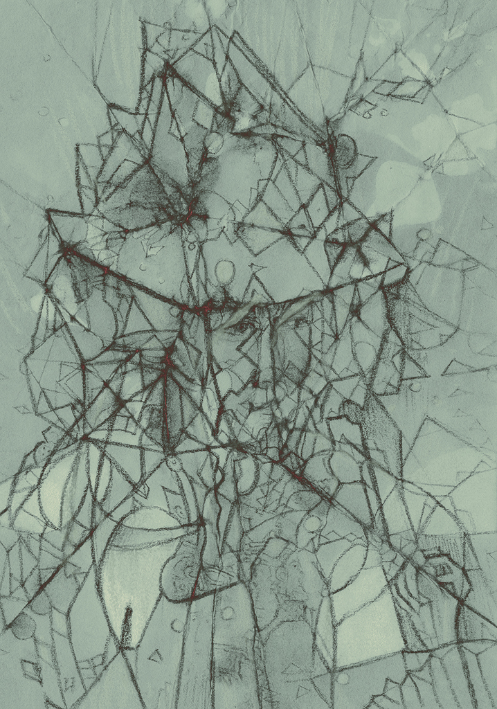 Bild der Drucks „Ein Blick genügt... Drucke NM“ vom Original gemälde/Zeichnung von Natali Antonovich