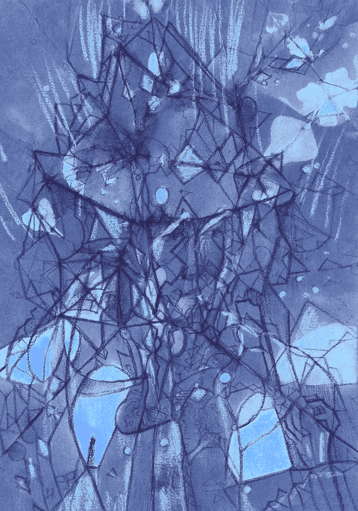 Image of Print "A look will tell...Print NG" from original Painting/Drawing by Natali Antonovich