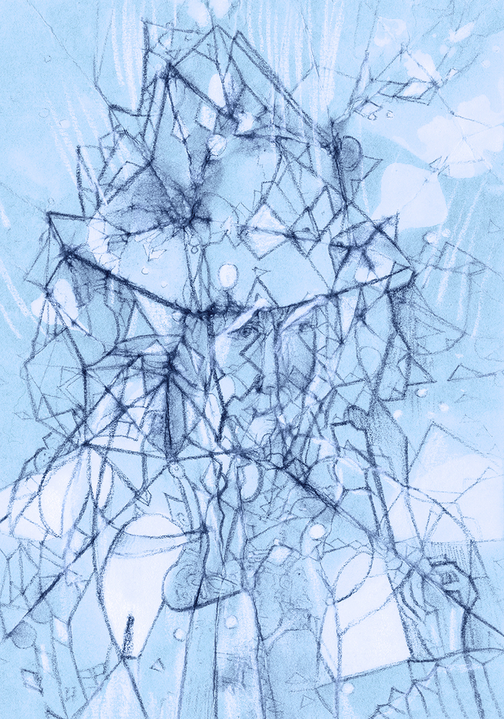 Изображение принта „Взгляд расскажет... Принт RT“ с оригинальной картины/рисунка Натальи Антонович