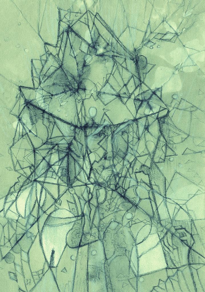 Image of Print "A look will tell...Print PQ" from original Painting/Drawing by Natali Antonovich