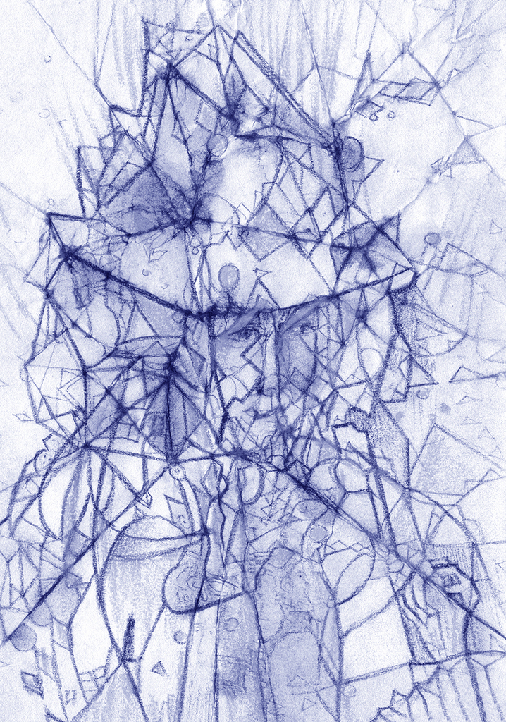 Image of Print "A look will tell...Print SW" from original Painting/Drawing by Natali Antonovich