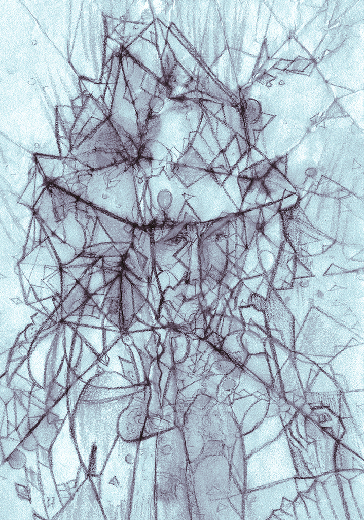 Afbeelding van print "Een blik zal het uitwijzen...Afdruk SE" van origineel schilderij/tekening door Natali Antonovich