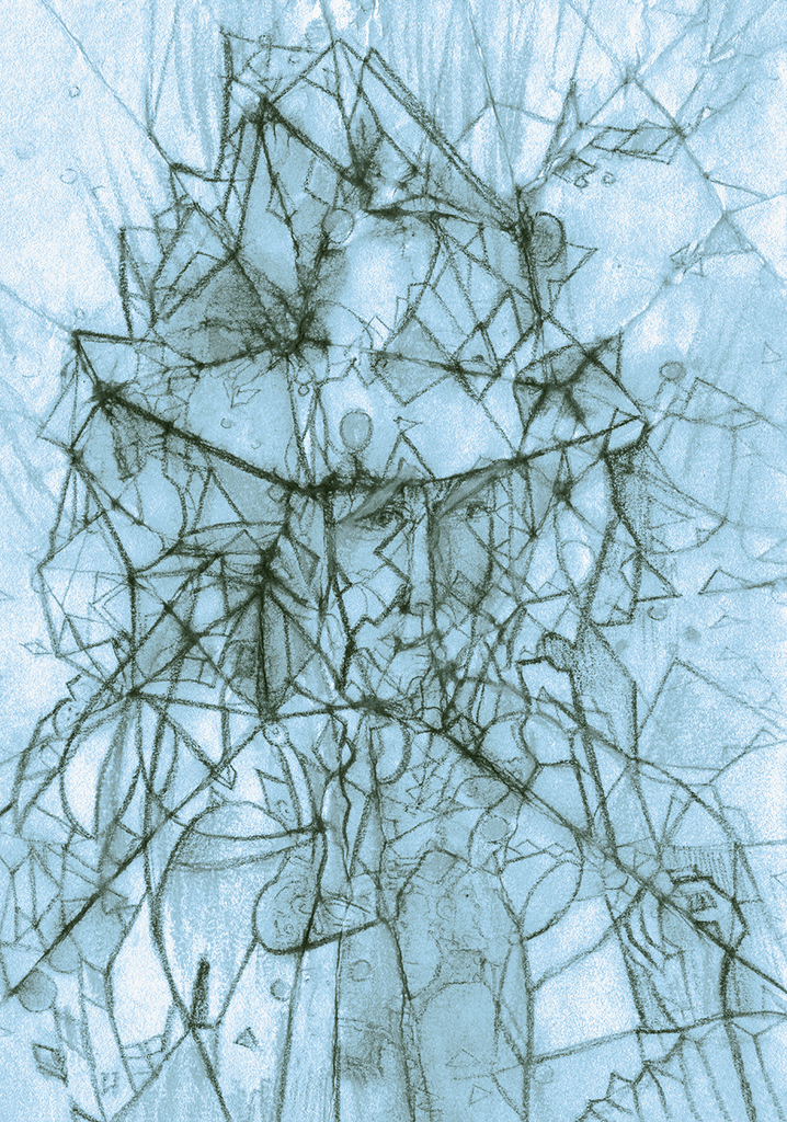 Image of Print "A look will tell...Print CG" from original Painting/Drawing by Natali Antonovich