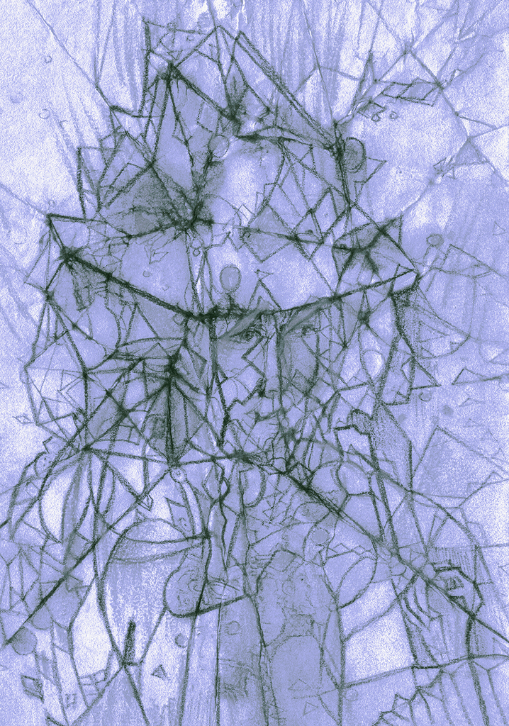 Afbeelding van print "Een blik zal het uitwijzen...Afdruk SM" van origineel schilderij/tekening door Natali Antonovich
