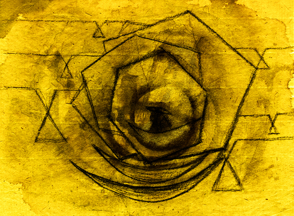 Изображение принта „Shifting Time. Print Q“ с оригинальной картины/рисунка Натальи Антонович