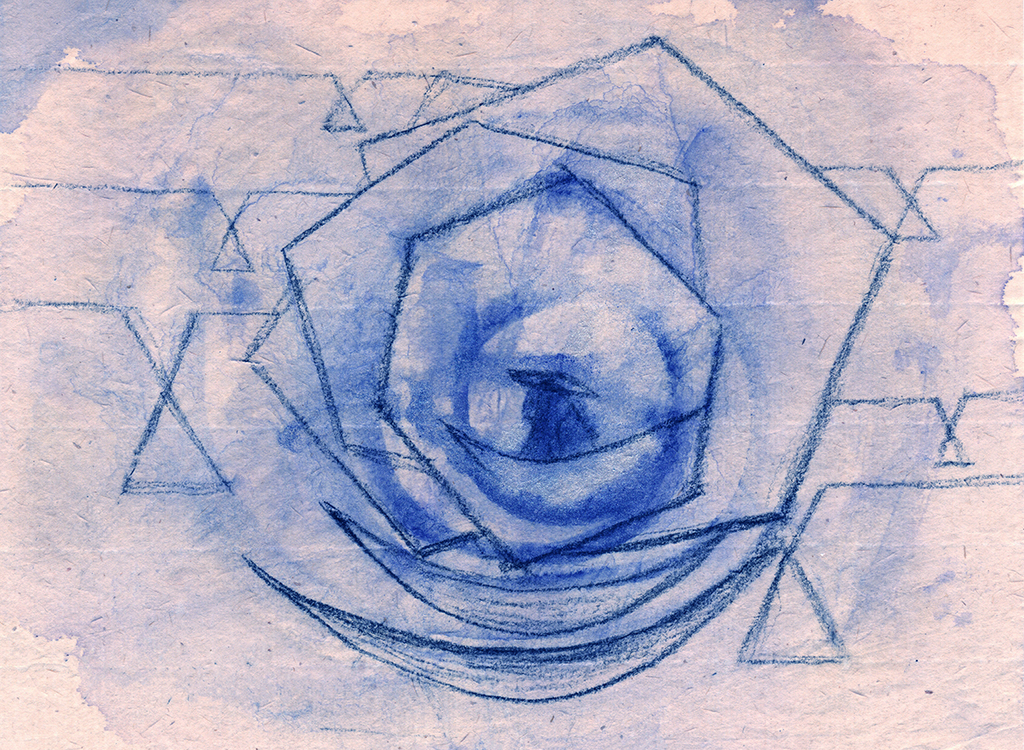 Изображение принта „Shifting Time. Print A“ с оригинальной картины/рисунка Натальи Антонович