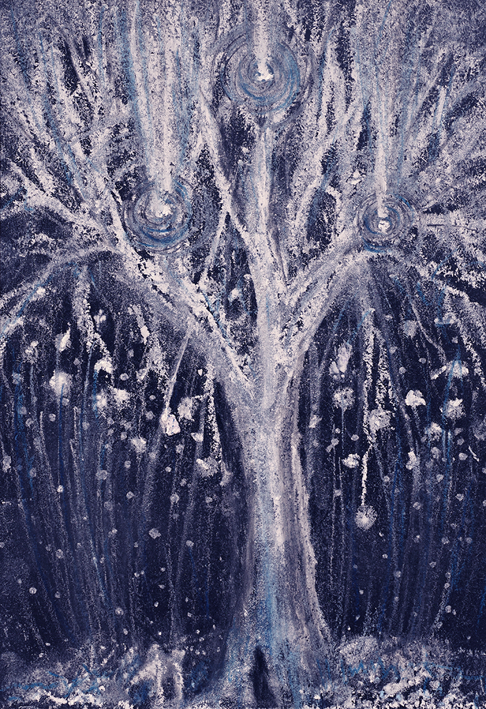 Afbeelding van print ""Dialoog van Straling". Afdruk Q" van origineel schilderij/tekening door Natali Antonovich