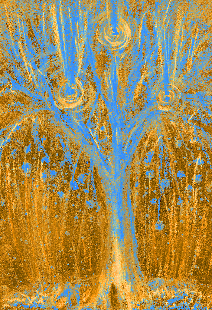 Image of Print ""Dialogue of Radiance".  Print H" from original Painting/Drawing by Natali Antonovich