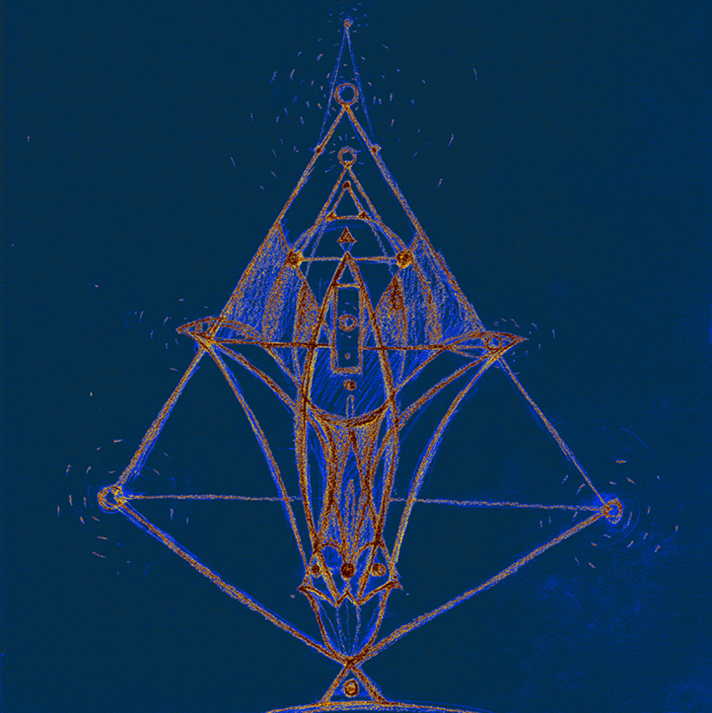 Image de l'impression „La quarante-quatrième Couronne. Imprimer BQ“ à partir de la peinture/dessin original de Natali Antonovich