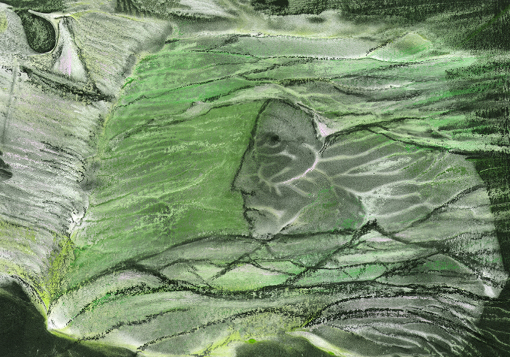 Image de l'impression „Le chemin de l'anxiété. Imprimé G“ à partir de la peinture/dessin original de Natali Antonovich