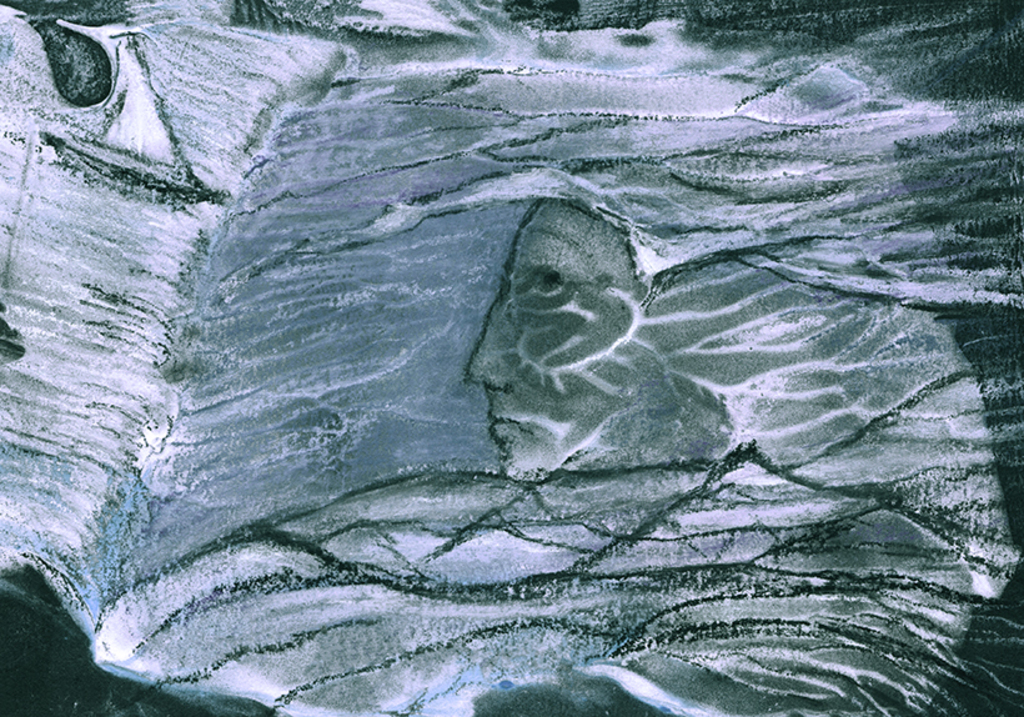 Image de l'impression „Le chemin de l'anxiété. Imprimé S“ à partir de la peinture/dessin original de Natali Antonovich