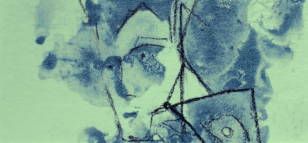Image de l'impression „Perte. Imprimé K“ à partir de la peinture/dessin original de Natali Antonovich