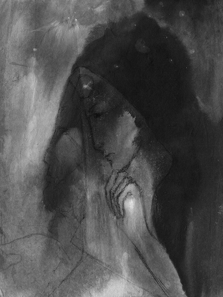 Image of Print "The Light is escaping. Print E" from original Painting/Drawing by Natali Antonovich