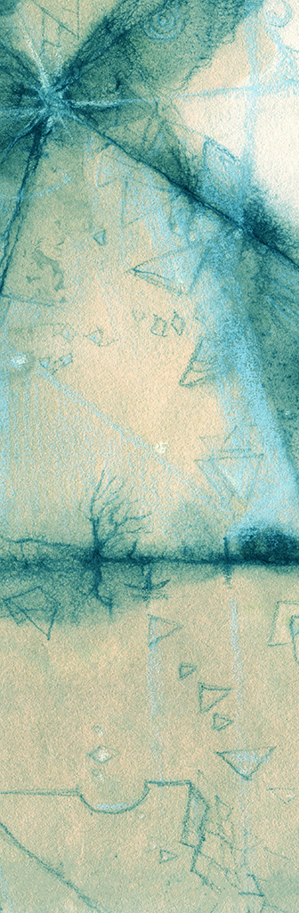 Afbeelding van print "Een verward Verleden. Afdruk HHU" van origineel schilderij/tekening door Natali Antonovich