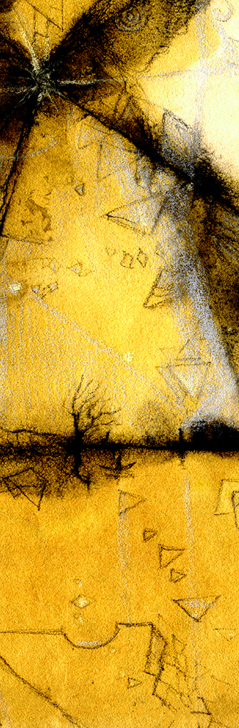 Image de l'impression „Un passé enchevêtré. Imprimé  HHML“ à partir de la peinture/dessin original de Natali Antonovich