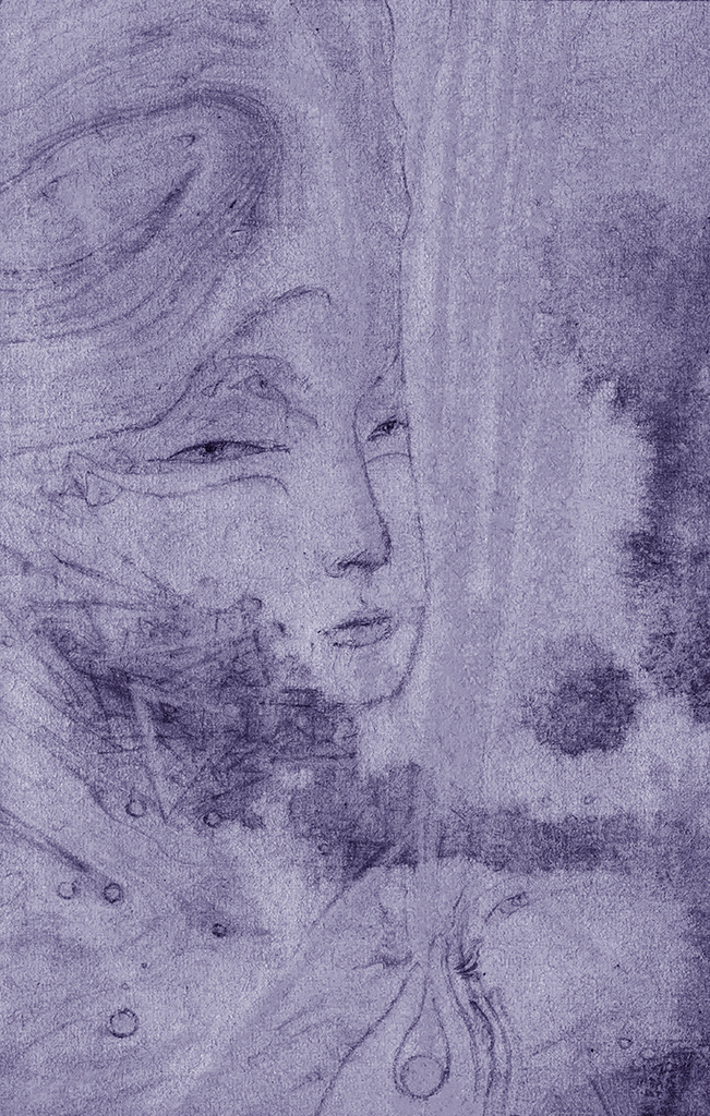Afbeelding van print "Licht der Wijsheid. Afdruk M" van origineel schilderij/tekening door Natali Antonovich