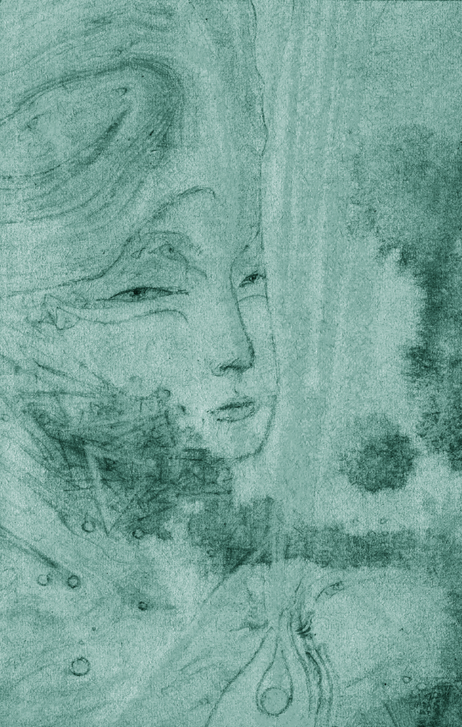 Afbeelding van print "Licht der Wijsheid. Afdruk G" van origineel schilderij/tekening door Natali Antonovich