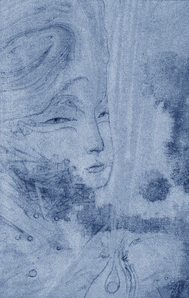 Afbeelding van print "Licht der Wijsheid. Afdruk Q" van origineel schilderij/tekening door Natali Antonovich