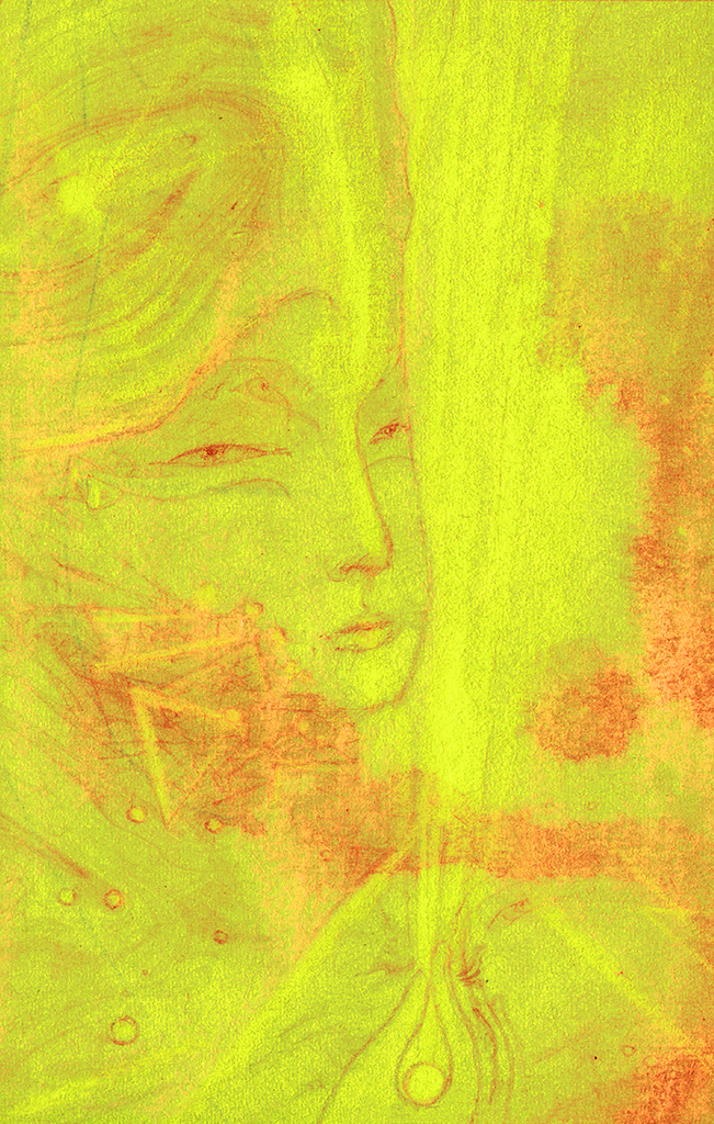 Afbeelding van print "Licht der Wijsheid. Afdruk R" van origineel schilderij/tekening door Natali Antonovich