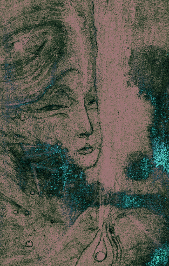 Image de l'impression „Lumière de la Sagesse. Imprimé P“ à partir de la peinture/dessin original de Natali Antonovich