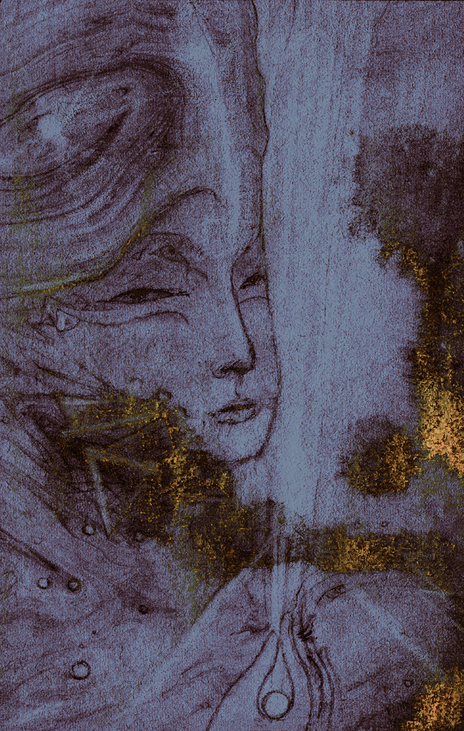 Afbeelding van print "Licht der Wijsheid. Afdruk S" van origineel schilderij/tekening door Natali Antonovich