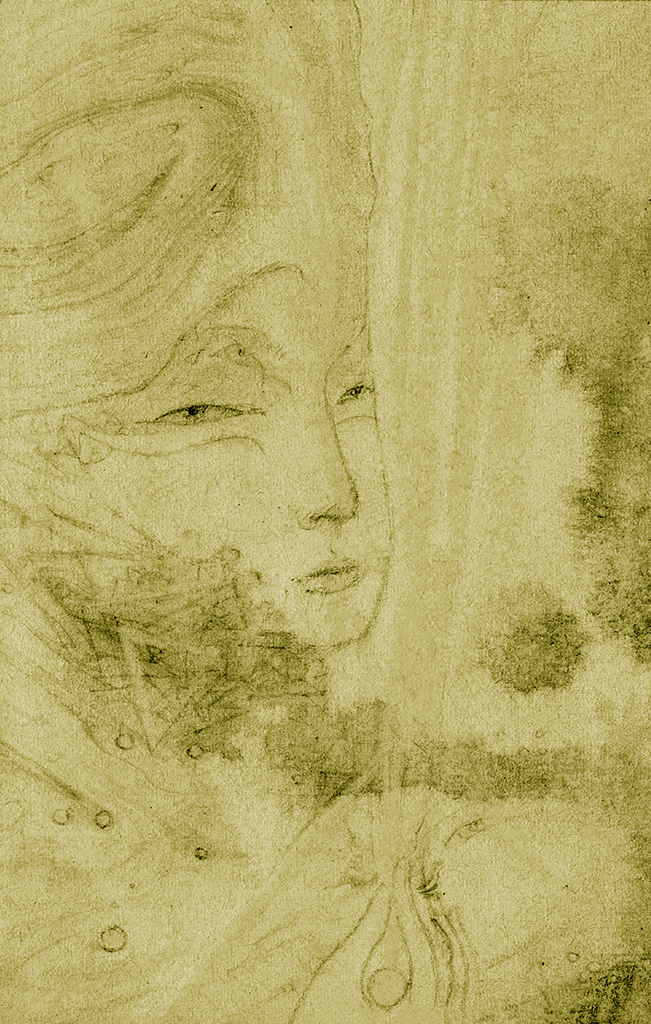 Afbeelding van print "Licht der Wijsheid. Afdruk AB" van origineel schilderij/tekening door Natali Antonovich