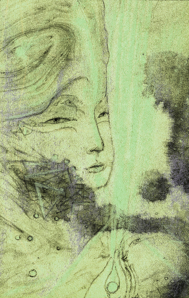 Image de l'impression „Lumière de la Sagesse. Imprimé C“ à partir de la peinture/dessin original de Natali Antonovich