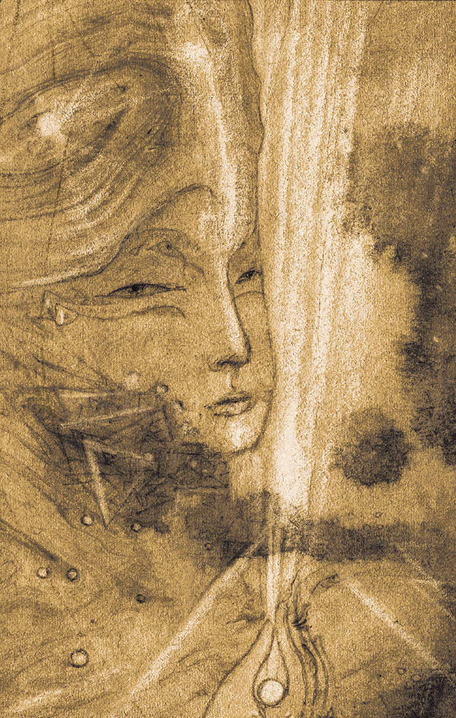 Afbeelding van print "Licht der Wijsheid. Afdruk AJ" van origineel schilderij/tekening door Natali Antonovich