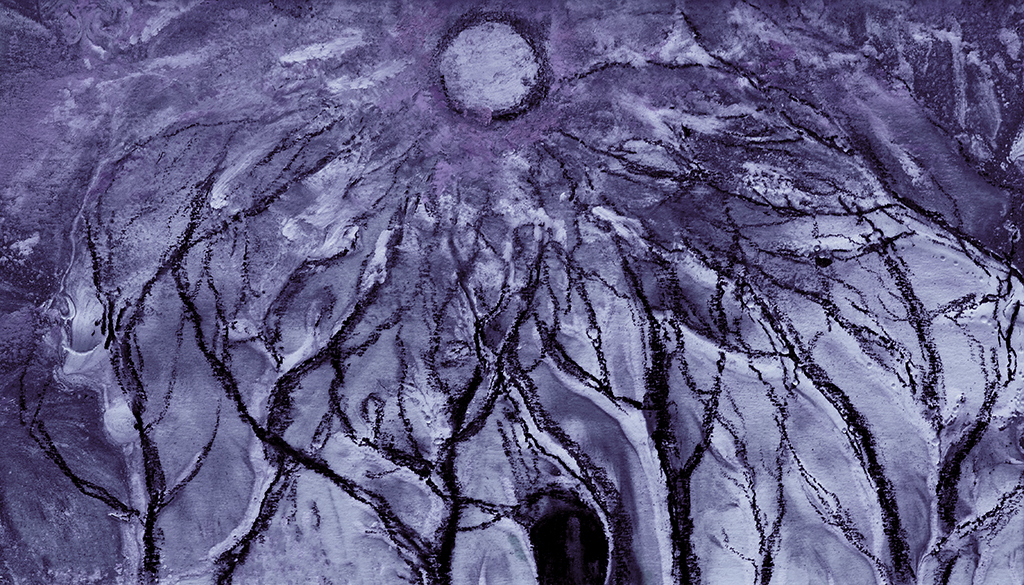 Image de l'impression „L'instant s'est figé. Impression U“ à partir de la peinture/dessin original de Natali Antonovich
