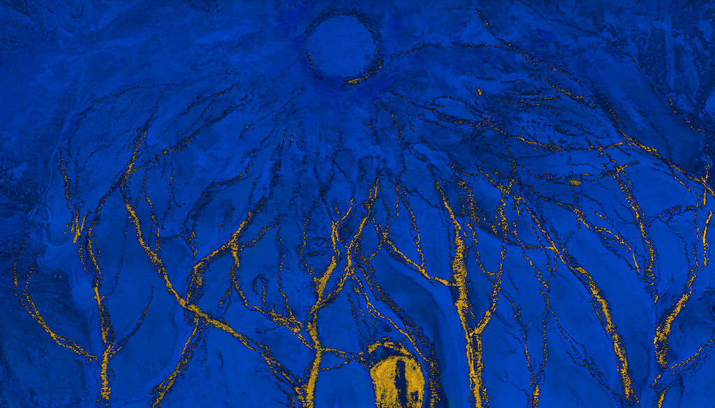 Image de l'impression „L'instant s'est figé. Impression A“ à partir de la peinture/dessin original de Natali Antonovich