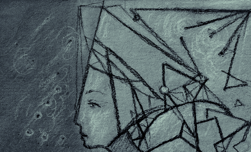 Image de l'impression „Résoudre des énigmes. Imprimé L“ à partir de la peinture/dessin original de Natali Antonovich