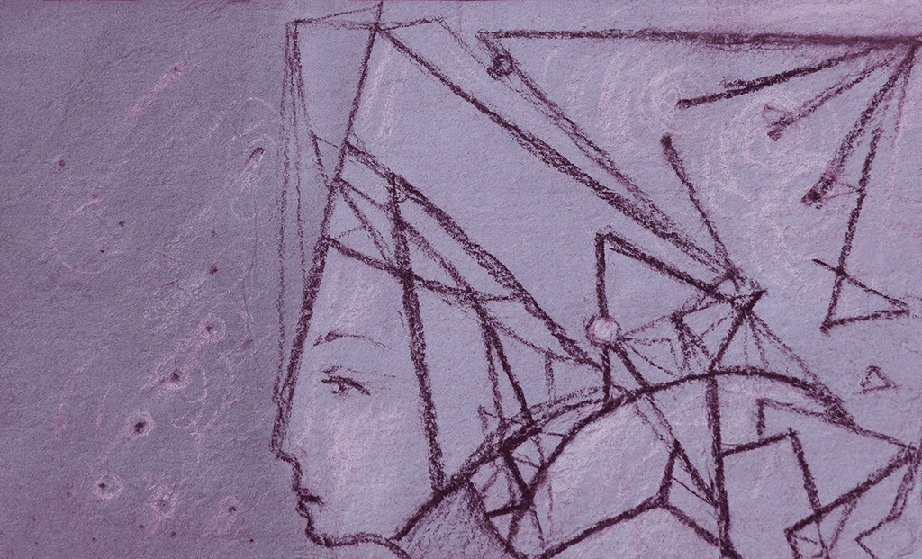 Image de l'impression „Résoudre des énigmes. Imprimé M“ à partir de la peinture/dessin original de Natali Antonovich