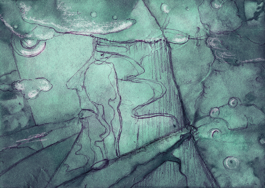 Image of Print "Awakening of the Sages. Print Q" from original Painting/Drawing by Natali Antonovich