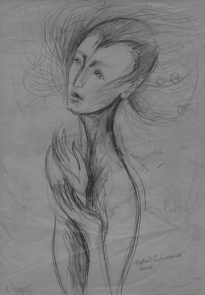 "Croquis № 59" peinture de Natali Antonovich | Galerie d'artiste.