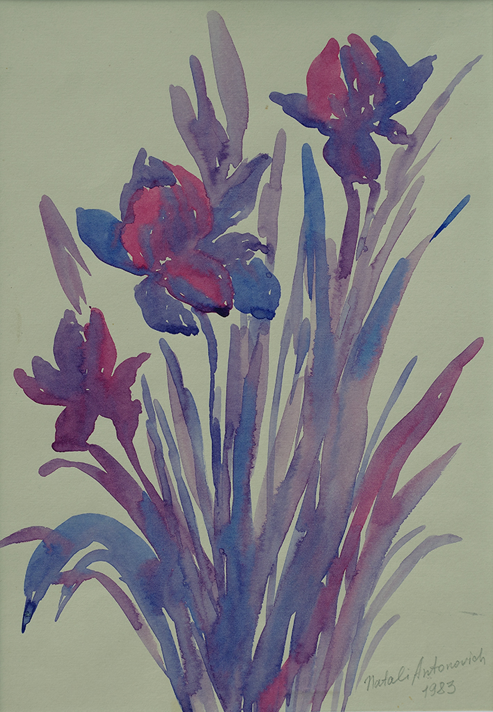 "Esquisse. Fleurs" peinture de Natali Antonovich | Galerie d'artiste.
