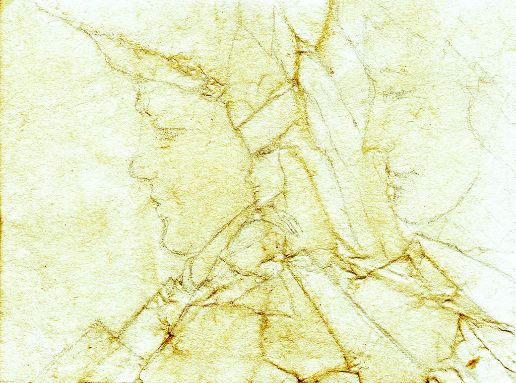 Image de l'impression „Très haut au-dessus des montagnes. Imprimé H“ à partir de la peinture/dessin original de Natali Antonovich