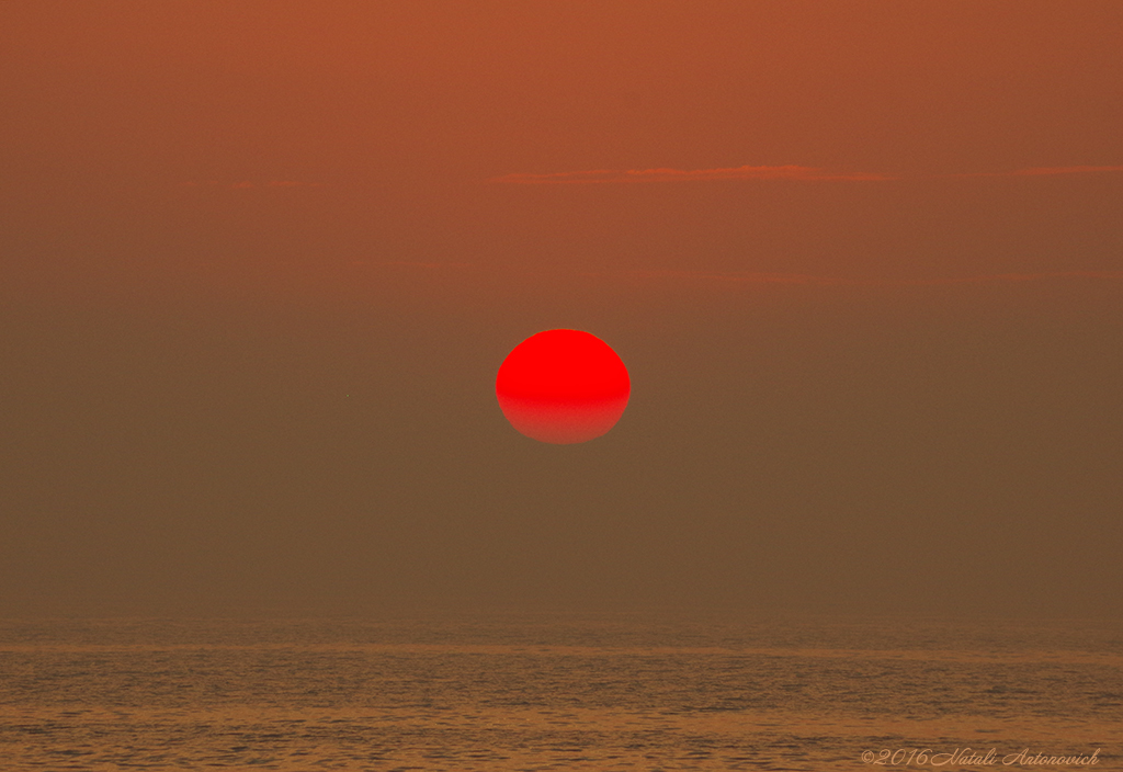 Fotografiebild "Sonnenuntergang auf Nordsee" von Natali Antonovich | Sammlung/Foto Lager.